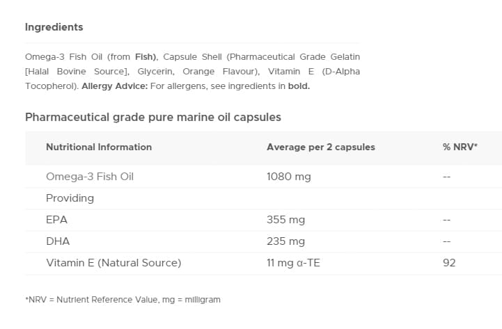 Vitabiotics - Ultra Omega-3 - 60 Caps
