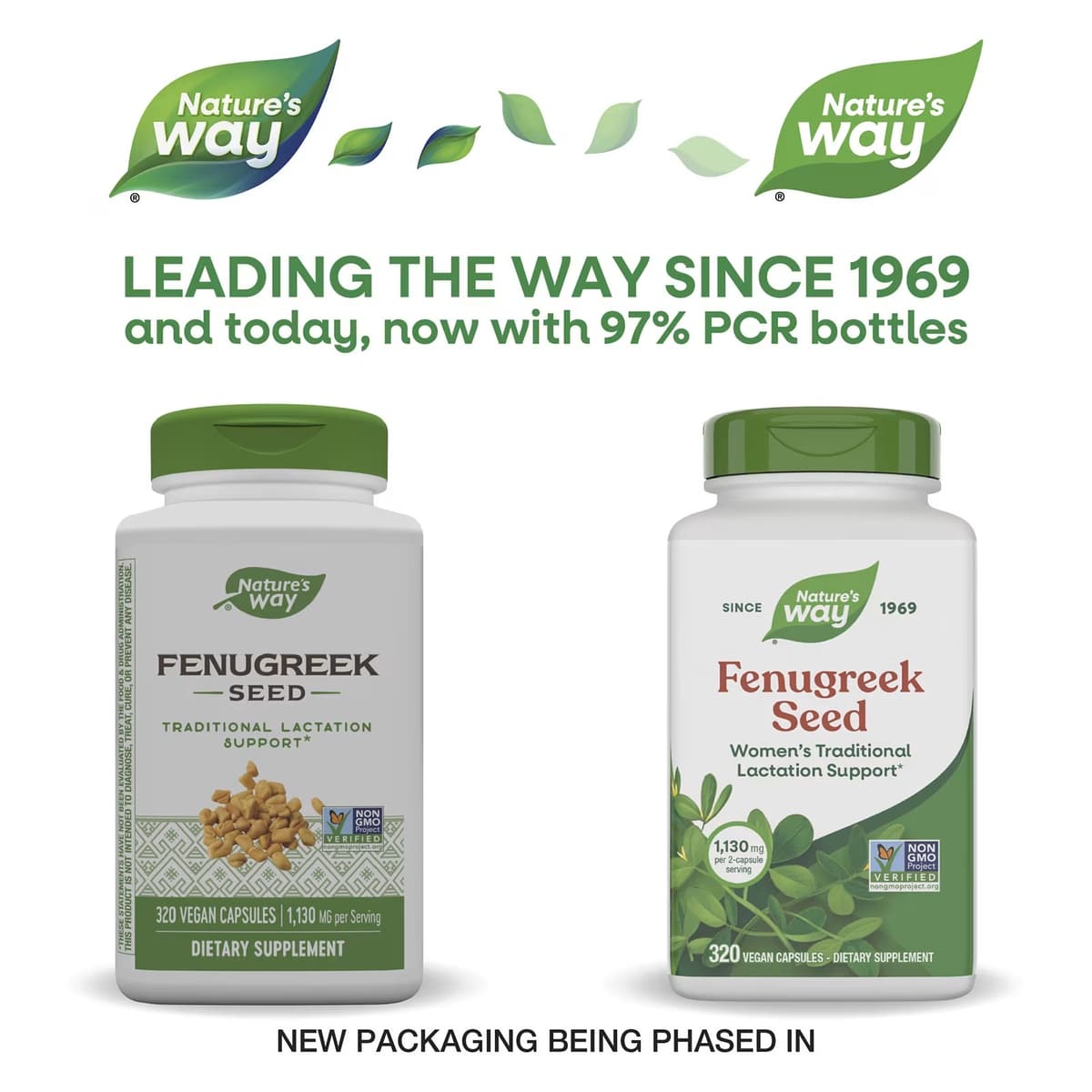 Nature's Way - Fenugreek Seed - 320 Kapsler