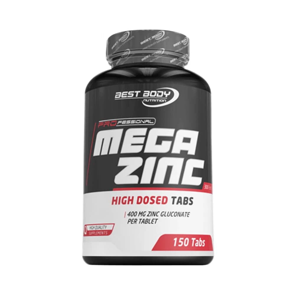 Best Body Nutrition - Mega Zinc - Standard - 150 Tabs – Best Body Nutrition emballage