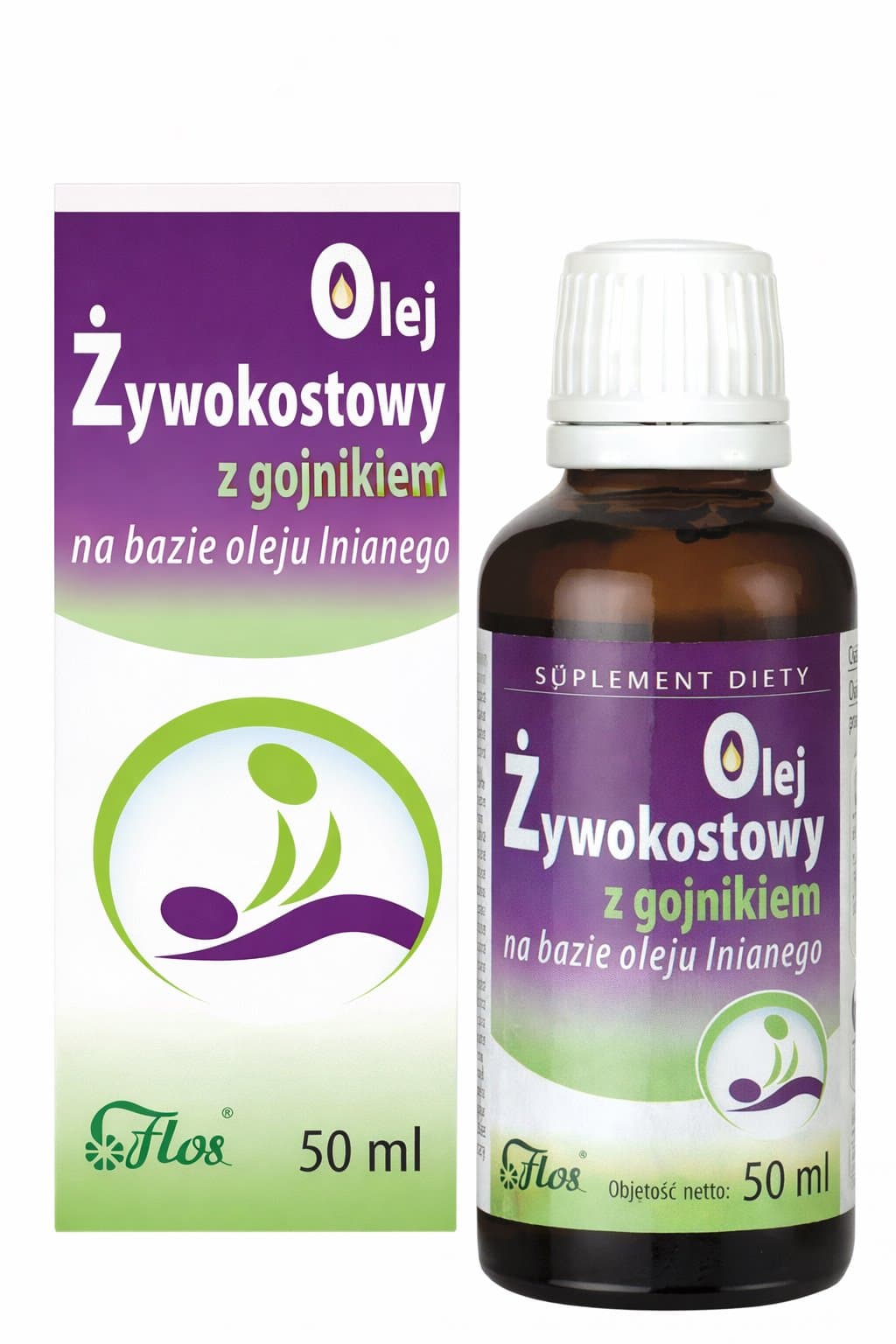 Flos - Żywokostowy Z Gojnikiem NA Bazie Oleju Lnianego - 50ml