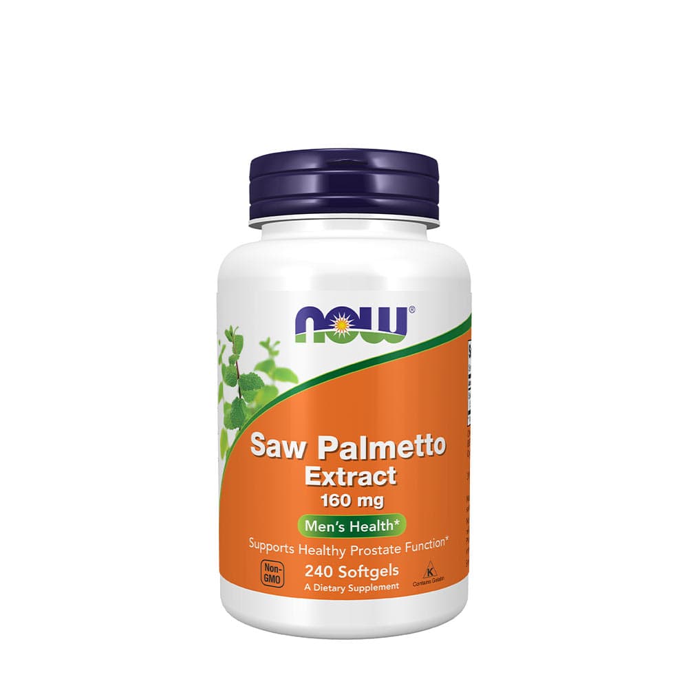 NOW Foods - Saw Palmetto Extract 160mg – NOW Foods förpackning