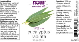 NOW Foods - Eucalyptus Radiata Oil - 30ml