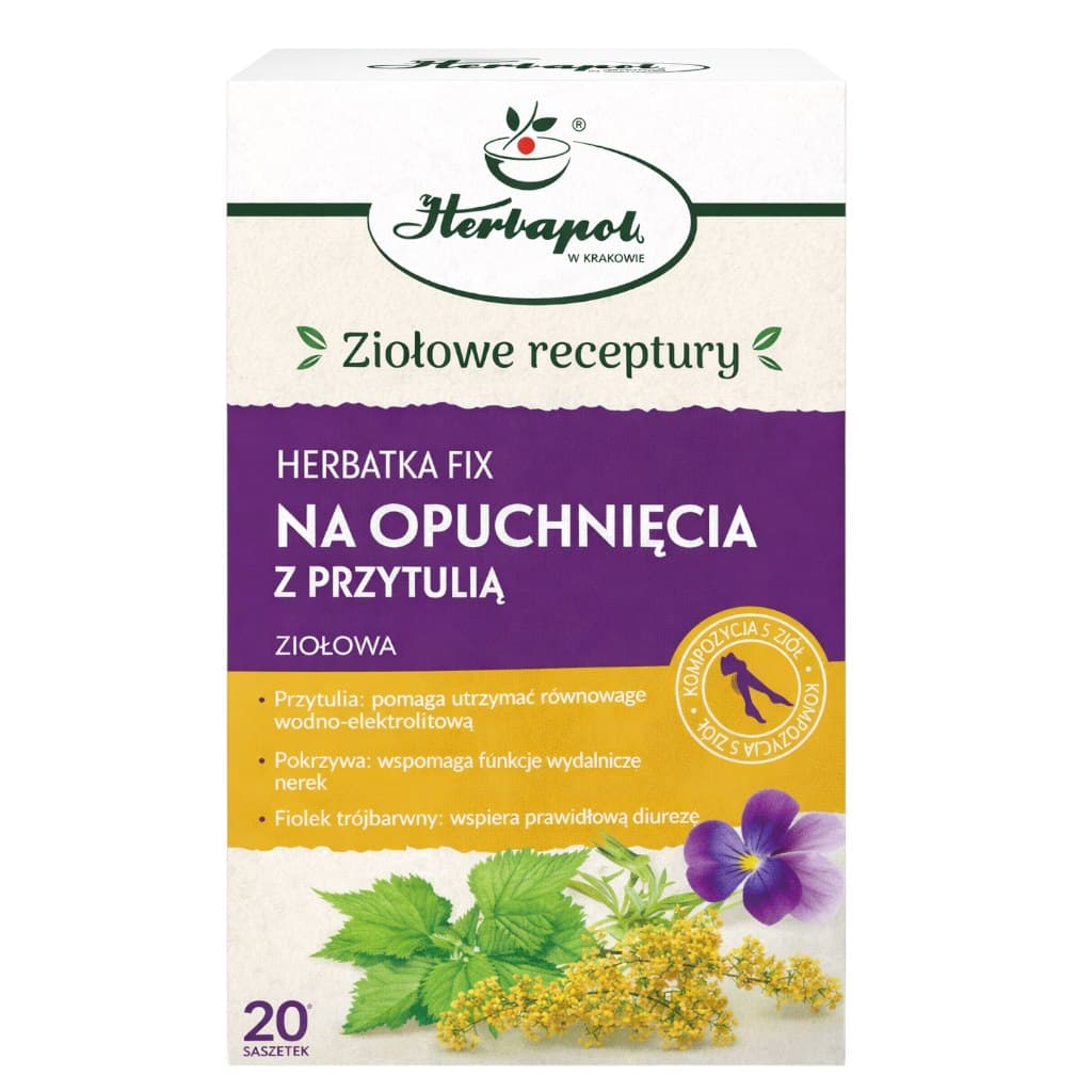 Herbapol Kraków - Swelling Relief Tea With Comfrey - 20 Saszetek