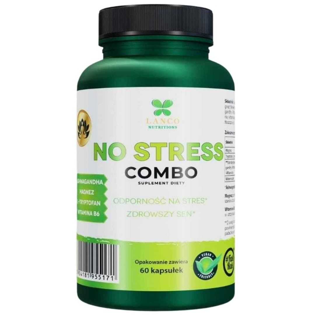Lanco Nutritions - No Stress Combo - 60 Caps – Lanco Nutritions förpackning