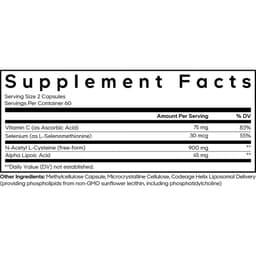 Codeage - Liposomal NAC+ Platinum - 120 Vegetable Capsules