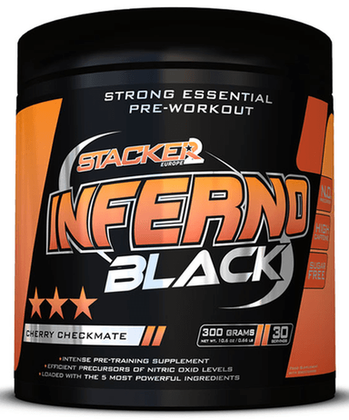 Stacker2 - Inferno Black Cherry Checkmate - 300g – Stacker2 förpackning