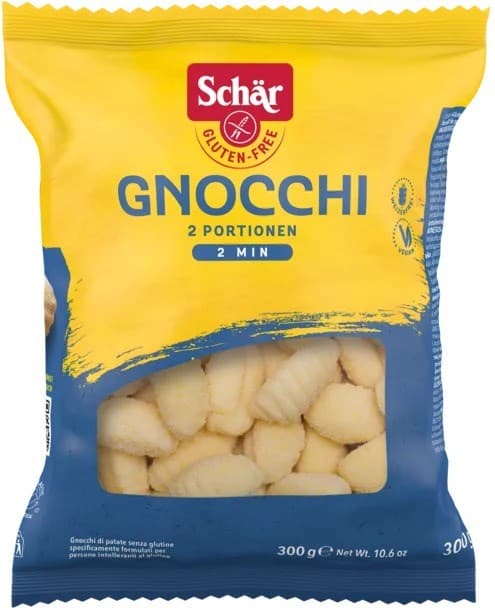 Schär - Schar Makaron Gnocchi 300 g – Schär förpackning