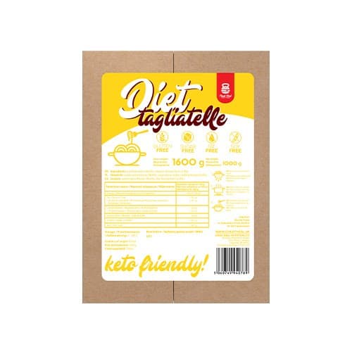 Cheat Meal Makaron Konjac Diet Tagliatelle 1,6 kg/ 1 kg – Cheat Meal förpackning