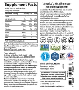 Trace Minerals - Trace Mineral Drops - 118ml