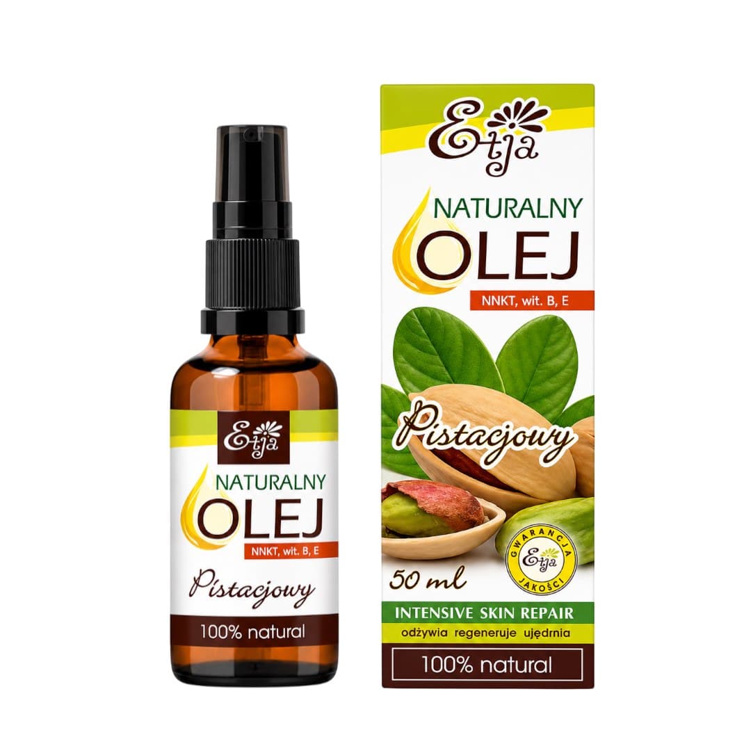 Etja - Natural Pistachio Oil - 50 ml – Etja förpackning