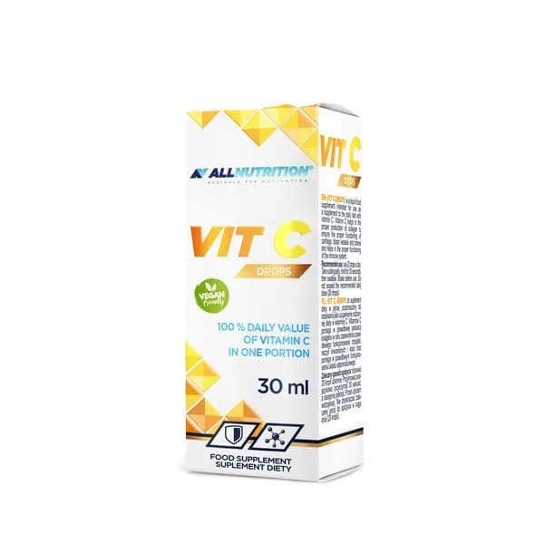 Allnutrition - Vitamin C Drops - 30ml – Allnutrition förpackning