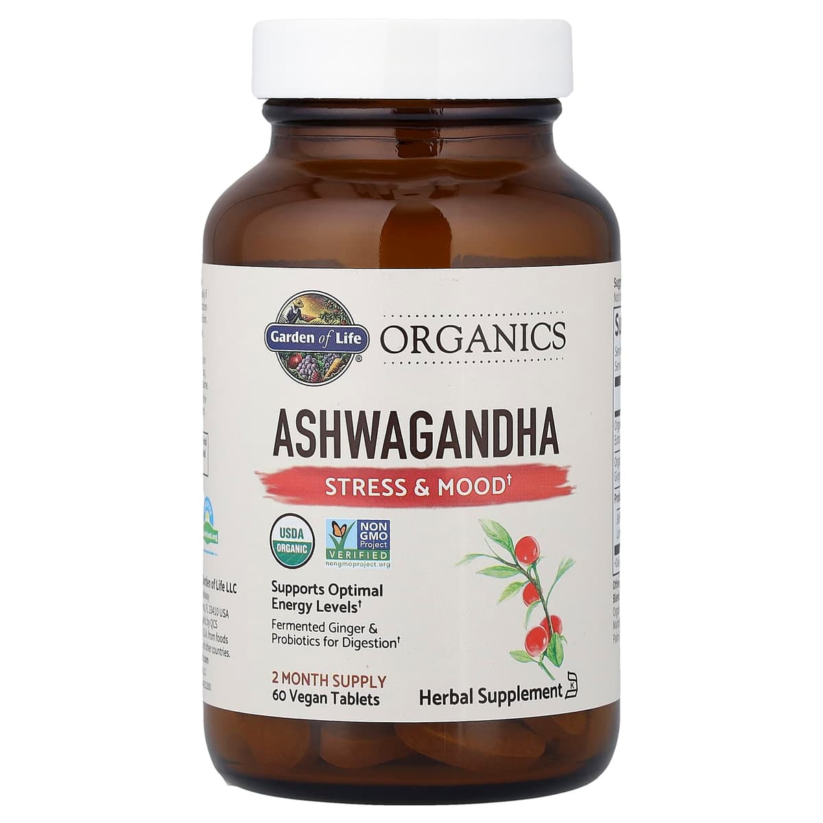 Garden Of Life - Mykind Ashwagandha - 60 Vegan Tabs