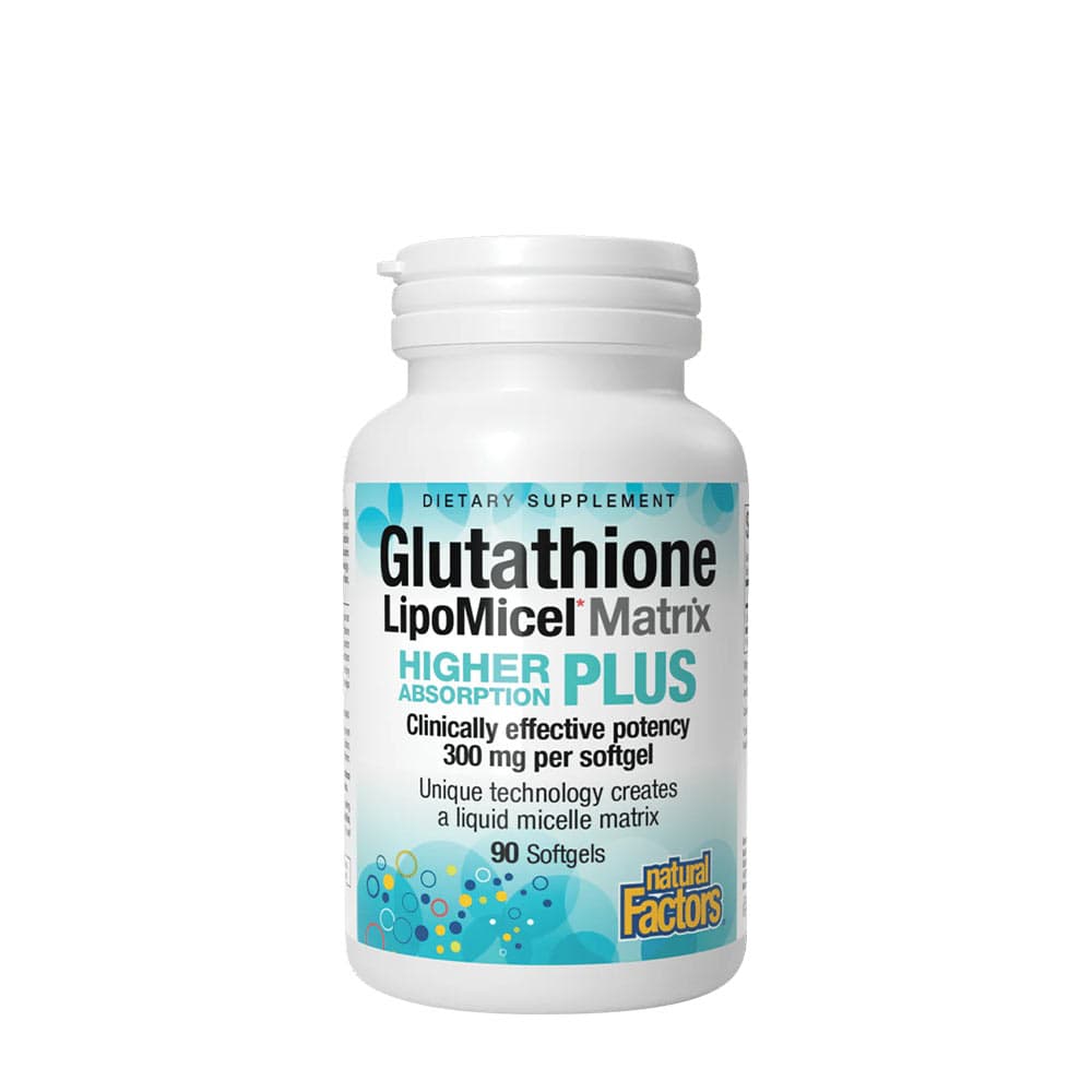 Natural Factors - Glutathione Lipomicel Matrix - 90 Sgels