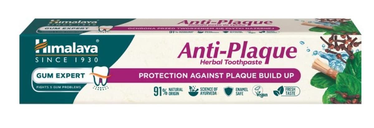 Himalaya - Gum Expert Anti Plaque - 75ml – Himalaya förpackning