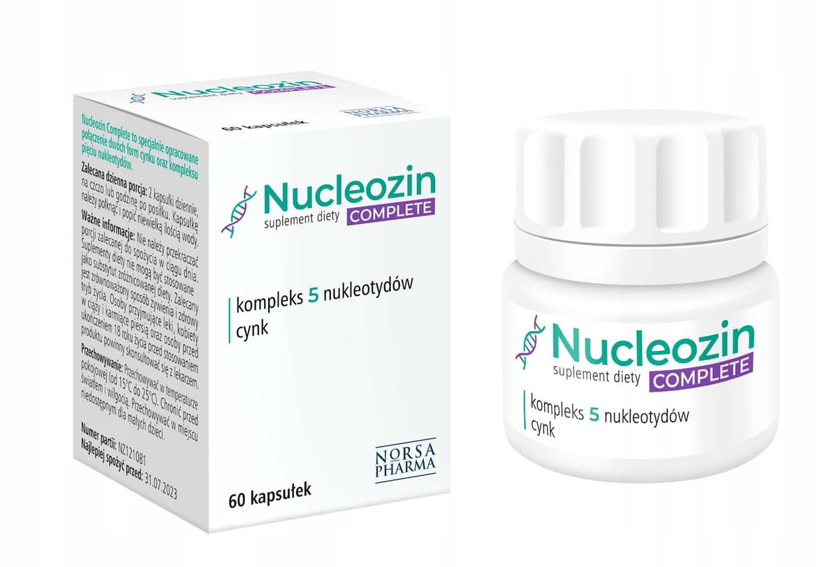 Norsa Pharma - Nucleozin Complete (60 Caps) – Norsa Pharma förpackning