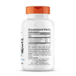 Doctor's Best - Purified & Clear Omega 3 Fish Oil - 120 Marine Softgels