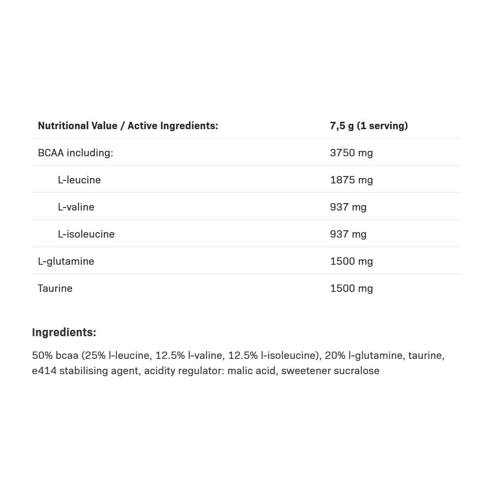 Allnutrition - BCAA Max Support (Orange - 500g) (KORT DATUM 2026-10-30)