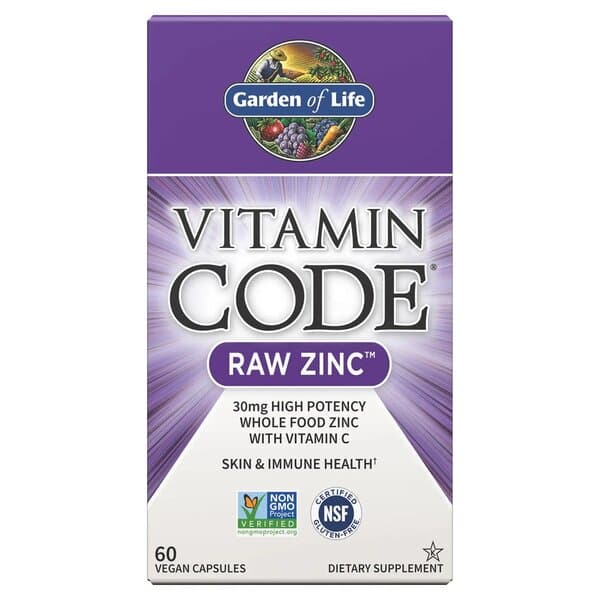 Garden Of Life - Vitamin Code Raw Zinc - 60 Vcaps – Garden Of Life förpackning