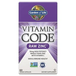 Garden Of Life - Vitamin Code Raw Zinc - 60 Vcaps