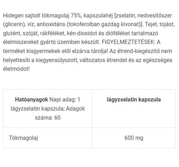 BioTechUSA - Kurpitsansiemenöljy - 60 pehmytkapselia