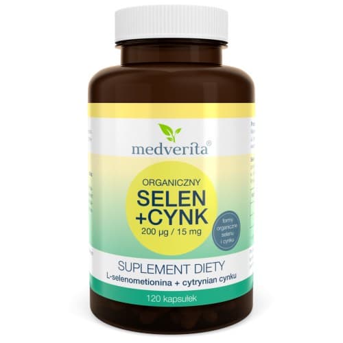Medverita - Organic Selenium + Zinc - 120 Caps – Medverita förpackning