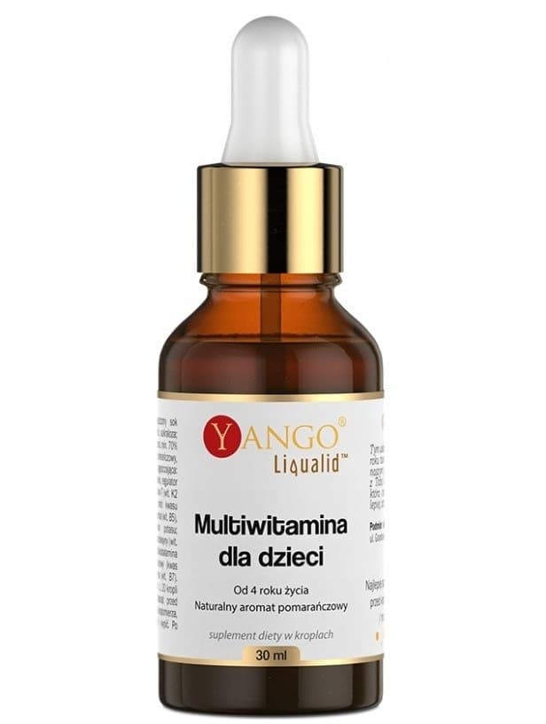 Yango - Multivitamin For Children - 30ml – Yango förpackning