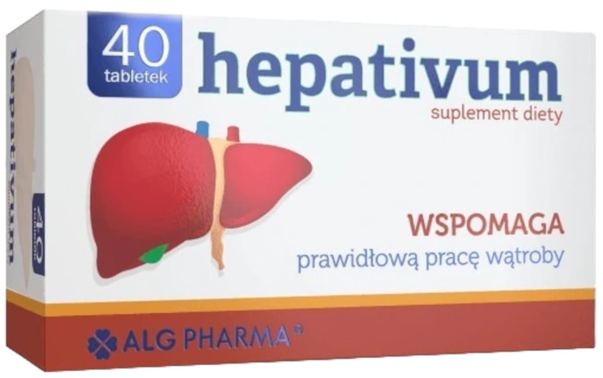 Alg Pharma - Hepativum - 40 Tabs – Alg Pharma förpackning
