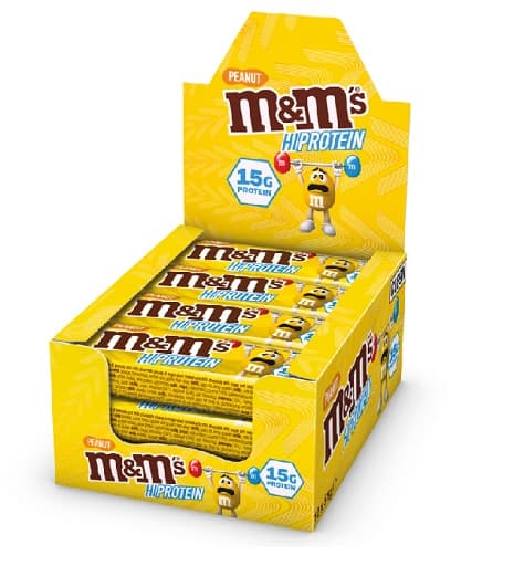 M&M's - M&M proteinbar - 12 x 51 g, jordnød
