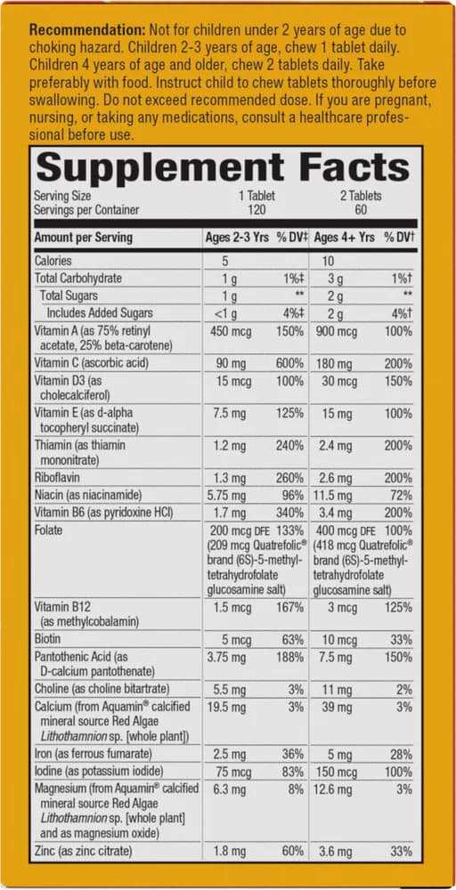 Nature's Way - Alive! Kids Chewable Multivitamin