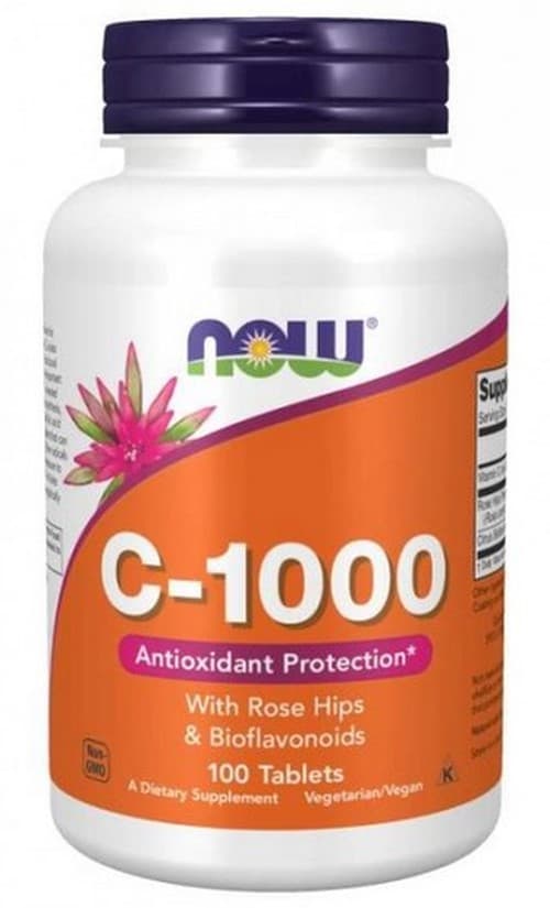 NOW Foods - Vitamin C-1000 With 100mg Bioflavonoids – NOW Foods förpackning