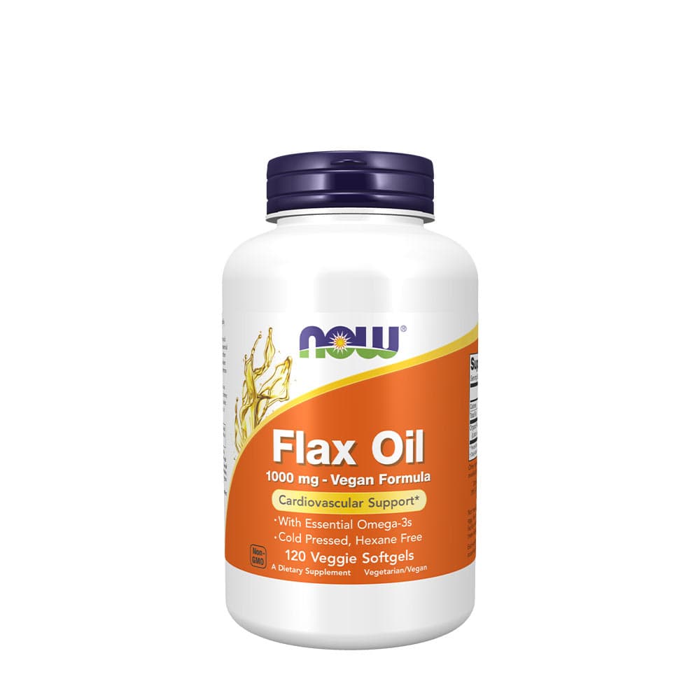 NOW Foods - Flax Oil 1000mg Vegan Formula