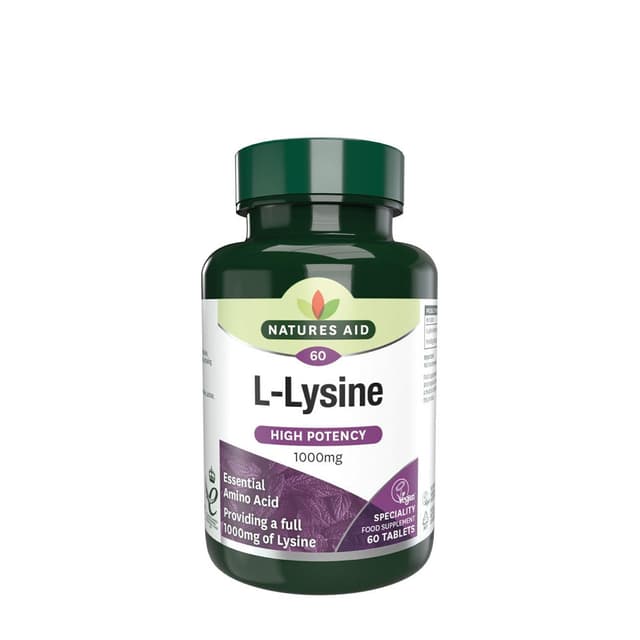 Nature's Aid - L-Lysine - 60 Tabs – Nature's Aid