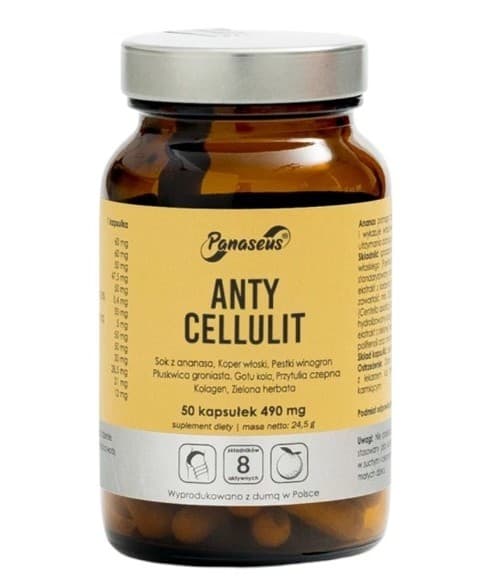 Panaseus Anti-Cellulite (50 Caps) – Panaseus förpackning
