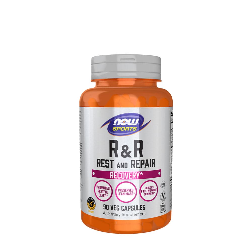 Now Foods - R&R Rest And Repair - 90 Vcaps – NOW Foods förpackning