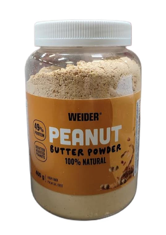 Weider - Peanut Butter Powder - 400g – Weider förpackning