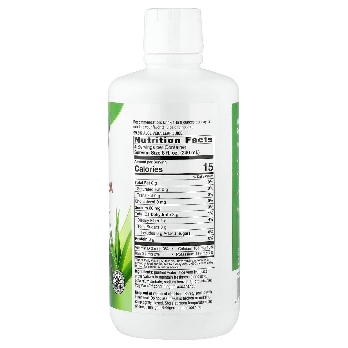 Nature's Way - Aloe Vera Leaf Juice - 1000ml