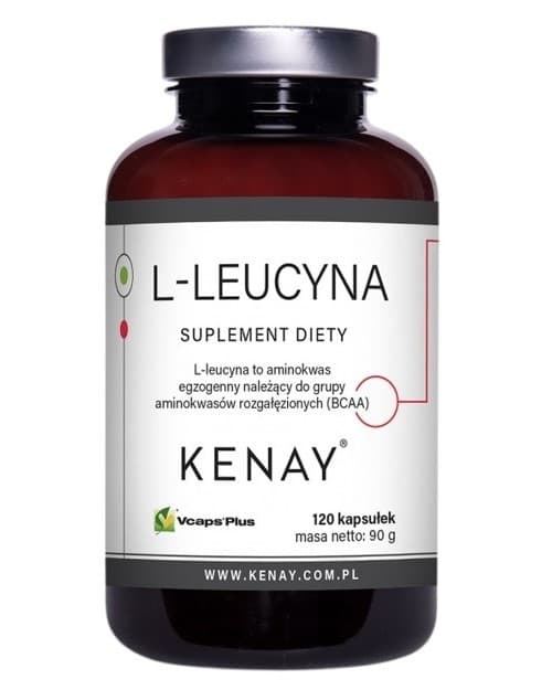 Kenay - L-Leucine - 120 Caps – Kenay förpackning