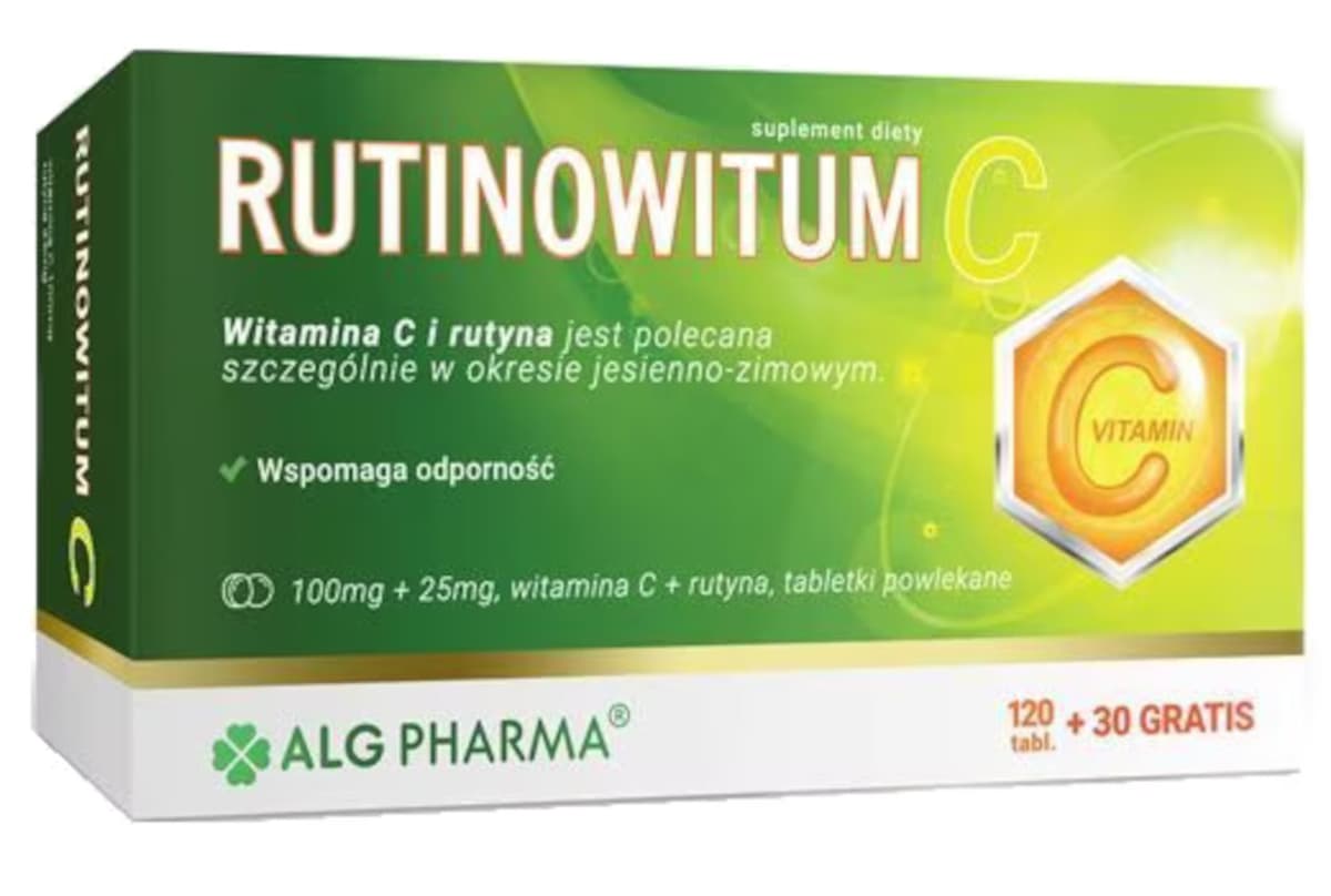 ALG PHARMA - Rutinowitum C - 150 tablets (120 + 30 gratis) – Alg Pharma förpackning