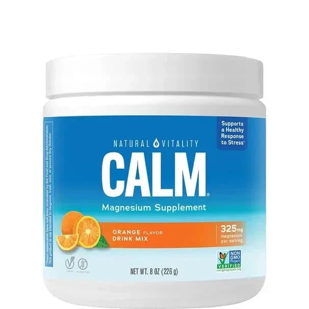 Natural Vitality - Natural Calm, Orange - 226g – Natural Vitality förpackning