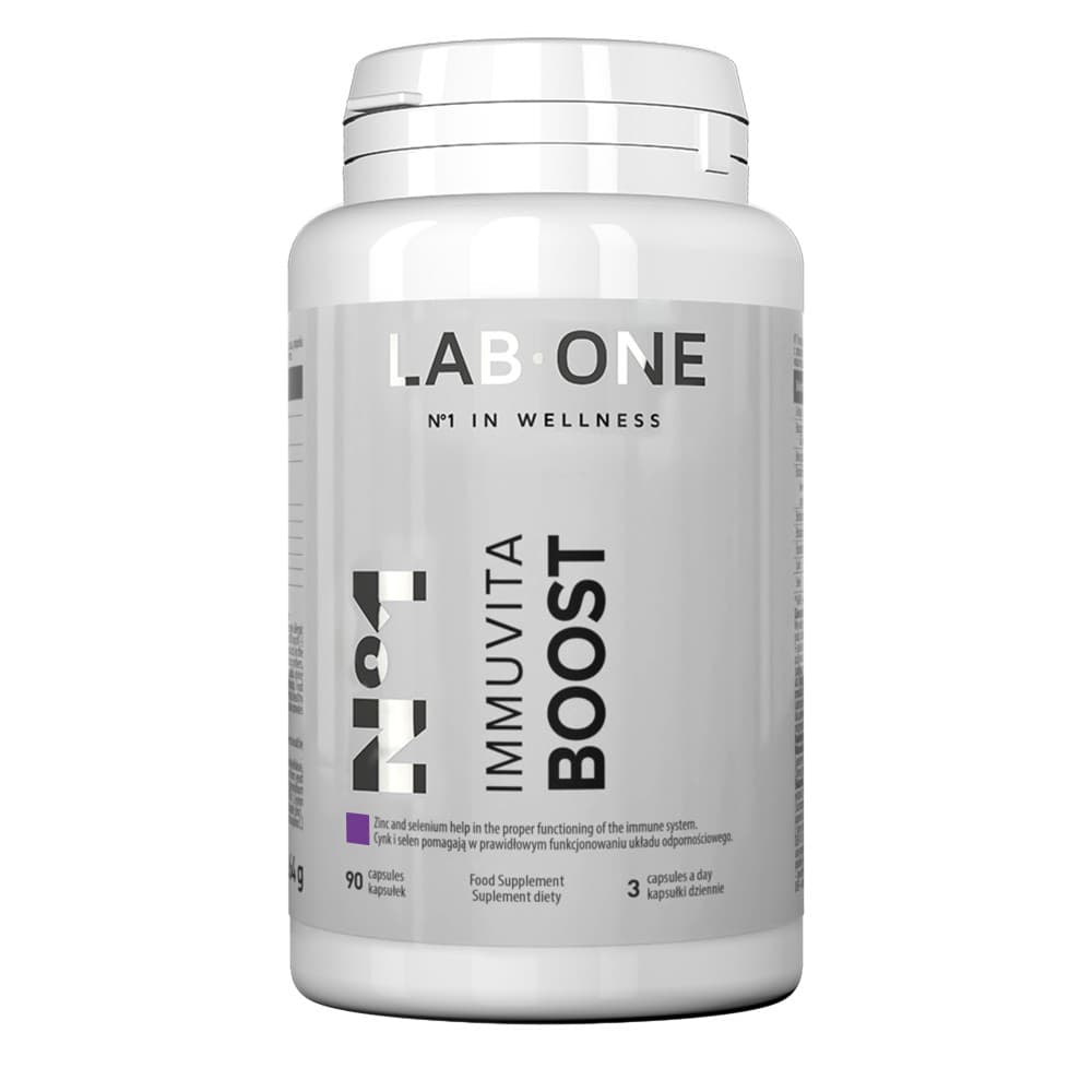 LAB ONE - Immuvita Boost - 90 Caps – LAB ONE förpackning