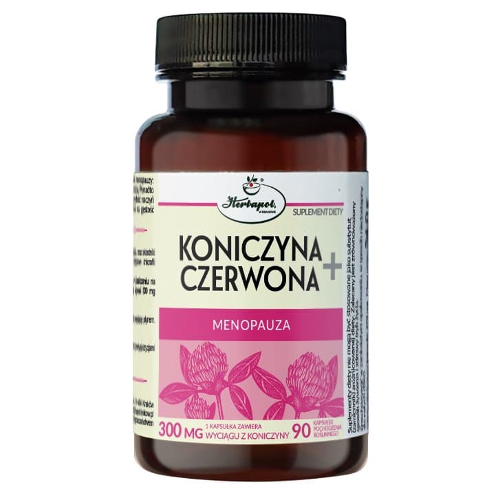 Herbapol Kraków - Red Clover+ - 90 Caps – Herbapol Kraków förpackning