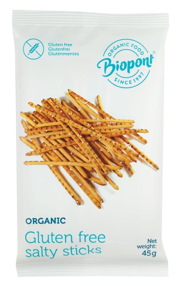 Biopont - Organic Gluten Free Salty Sticks - 45g