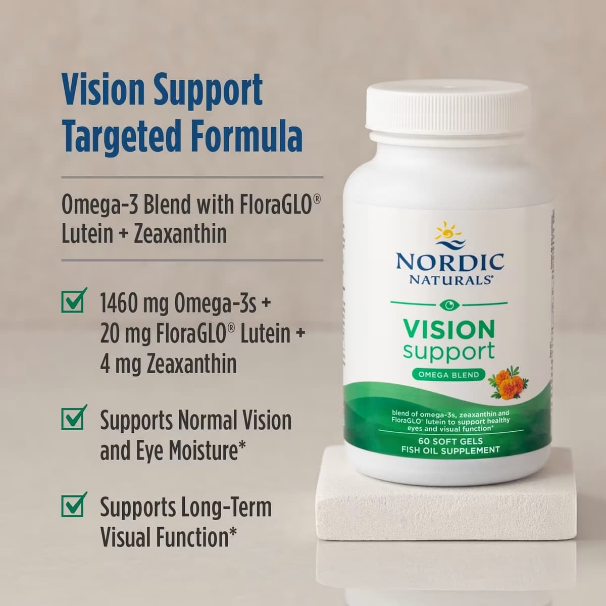 Nordic Naturals - Vision Support - 60 Sgels
