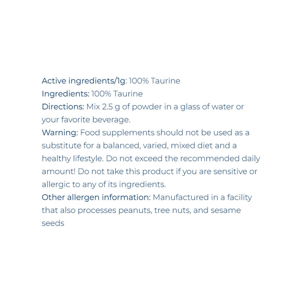 Nordvital - Taurin - 250 g
