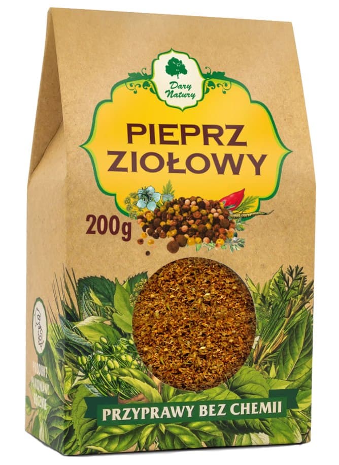 Dary Natury - Herbal Pepper 200g – Dary Natury förpackning