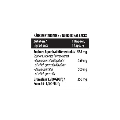 MST - Quercetin med bromelain - 60 kapslar