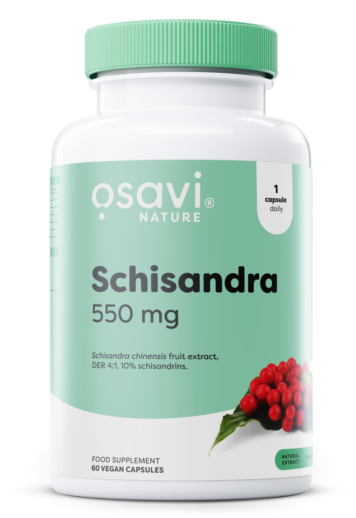 Osavi - Schisandra 550mg – Osavi förpackning