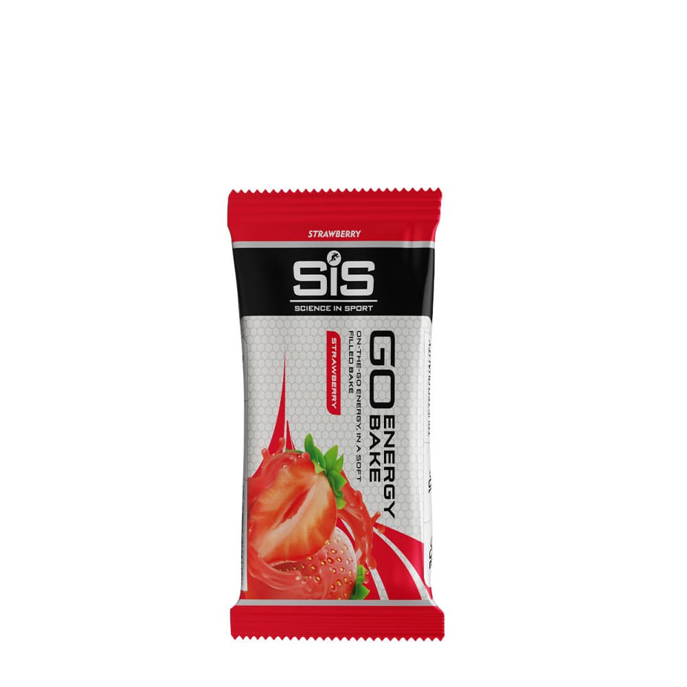Science In Sport - SiS GO Energie Bakes - Carbohydrate Bar - Strawberry - 50g