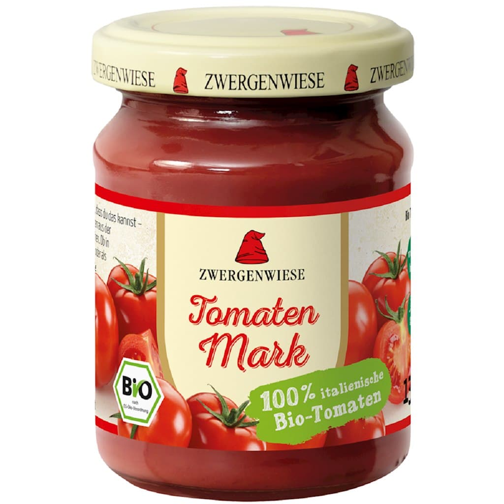 Zwergenwiese - Tomato Mark - 130g – Zwergenwiese förpackning