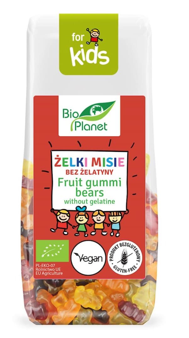Bio Planet - Fruit Gummi Bears for Kids - 100g